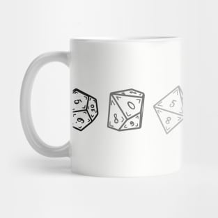 Ace DND Dice Set Mug